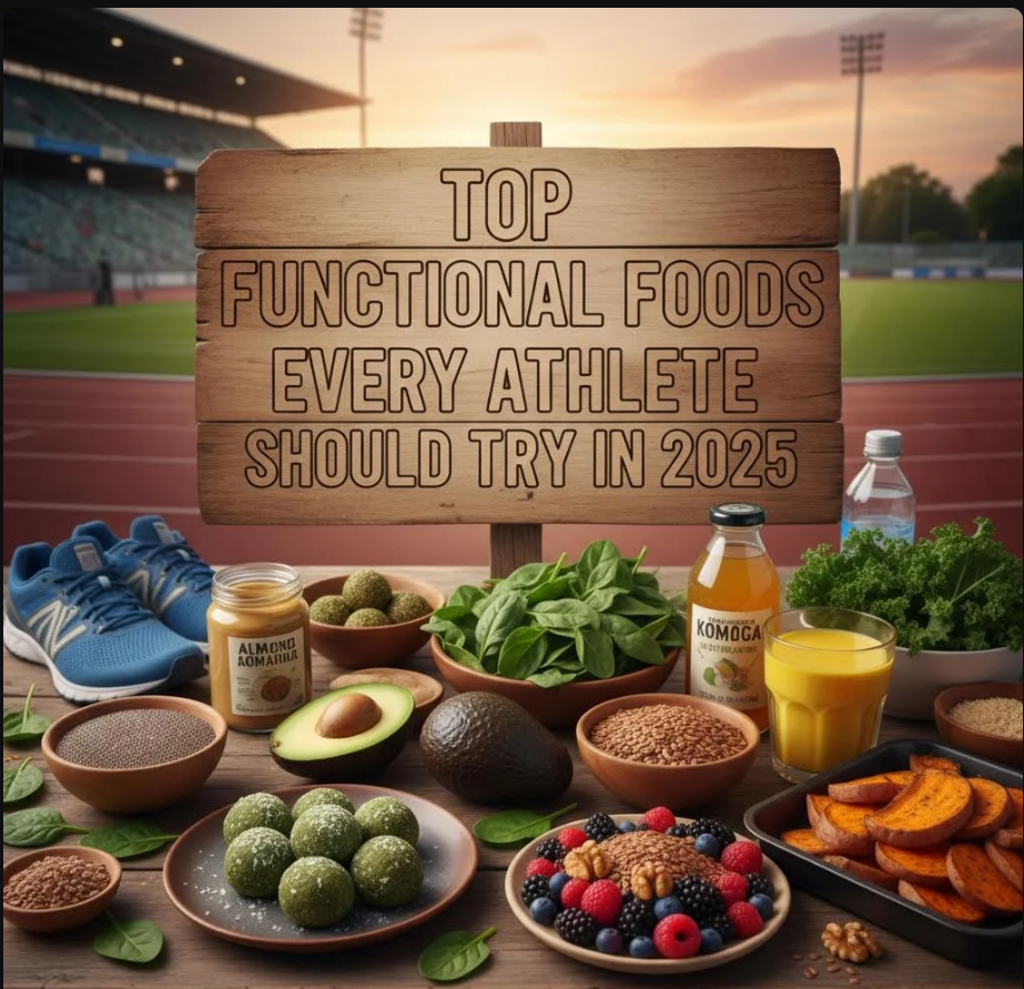 Beragam functional foods modern seperti protein plant-based, adaptogen, dan probiotik untuk atlet tahun 2025