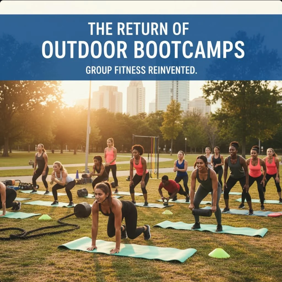 The Return of Outdoor Bootcamps: Group Fitness Reinvented